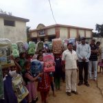 Distribution of bags etc._ in school in around Sagar – 5